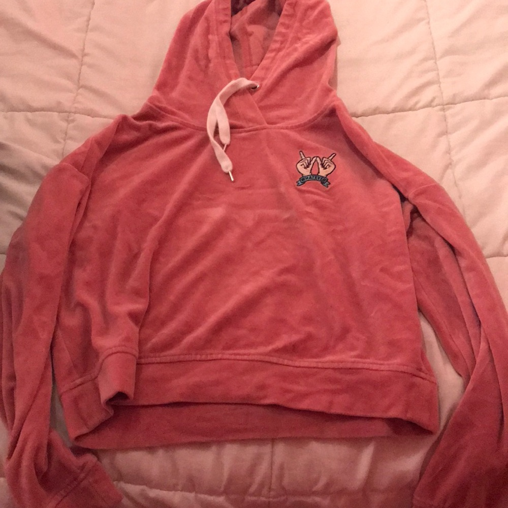 F21 Velvet Whatever Long Sleeve